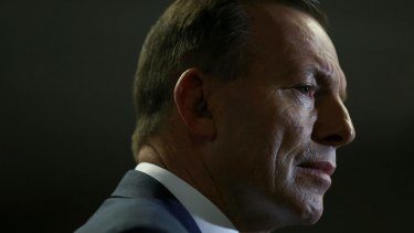 Prime Minister Tony Abbott addresses the media in Canberra on Thursday.
