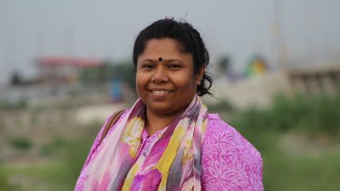 "Use your voice and consumer power to demand respect for our rights": Kalpona Akter from the Bangladesh Center for Worker Solidarity. 