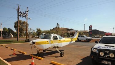 Despite having no wings or a steering wheel, this plane was taxied at a Newman pub