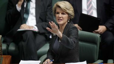 Julie Bishop, expected to be the only woman in Tony Abbott's new cabinet.