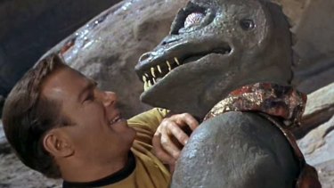 It's been a long time, but William Shatner and the Gorn have finally had a rematch.