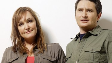 Quitting: Kate Langbroek and Dave Hughes will leave Nova after 12 years on air.