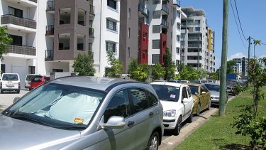 westfield furore spilling streets spreads parking kittyhawk chermside outside drive shopping line cars centre