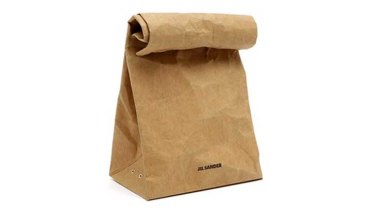 Jil Sander's a/w 2012 Vasari clutch is a brown paper bag... Really. And it will cost you nearly $300. <i>Source: Jil Sander</i>
