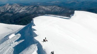 Feathertop's  Avalanche Gully is one of the country's toughest off-piste attractions for extreme and cross-country skiers. File photo.