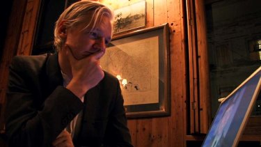Unimpressed: Julian Assange is not happy with the documentary, <em>We Steal Secrets: The Story of WikiLeaks.</em>