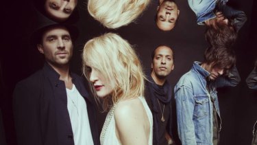 Emily Haines (second from left) and her bandmates hope to make a difference through art.