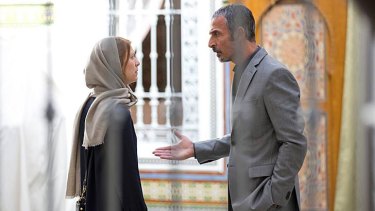 Carrie Mathison and Majid Javadi in the season finale of <i>Homeland 3</i>.