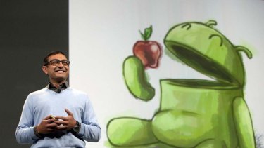 Android trying to eat Apple but malware still an issue ... Vic Gundotra, Google's senior vice president of engineering, speaks at the Google I/O conference in San Francisco.