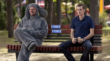 A still from the Russian series <i>Charlie</i>, which is based on <i>Wilfred</i>.