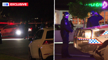A 31-year-old man has stumbled into a Gold Coast restaurant with multiple stab wounds to his neck and torso.