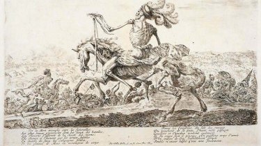 Stefano della Bella's <i>Death on the Battlefield</i> etching.