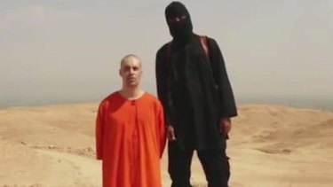 A still from the video of James Foley's execution.