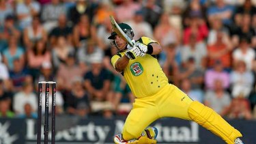 Aaron Finch's innings featured an extraordinary 14 sixes.