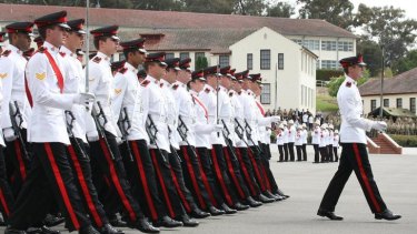 alleged duntroon military attack hit assault occurred royal college