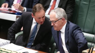 Environment Minister Greg Hunt, with Prime Minister Malcolm Turnbull, announced on Thursday the mine would proceed.