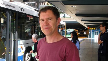 Brisbane transport user Michael Swifte had a busy Monday catching 39 buses and a train to prove a point.