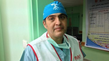 Ghassan Abu-Sitta, who has volunteered to perform surgery in three conflicts in the Gaza Strip. 