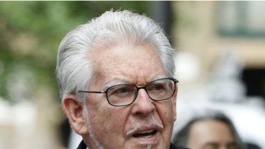 Rolf Harris arrives at Southwark Crown Court on Tuesday.