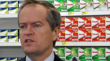 Opposition Leader Bill Shorten, during  his visit to a chemist in Queanbeyan, has accused the Prime Minister of losing control of his party.