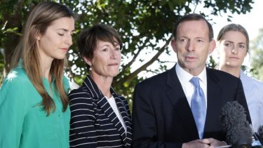 Prime Minister Tony Abbott's daughters were seen regularly during the last federal election campaign. 