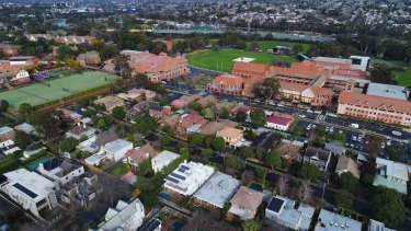 Scotch College's landholdings have expanded enormously over the past 20 years.