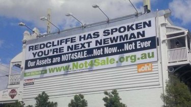 Not 4 Sale billboard at Red Hill.