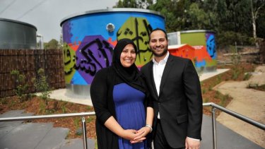 Moustafa Fahour and Samira El Khafir are opening the Modern Middle Eastern Cafe at the Islamic Museum of Australia.