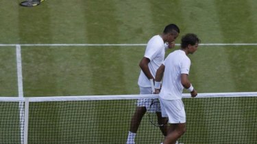 Wimbledon upset: Nick Kyrgios walks off with Rafael Nadal.