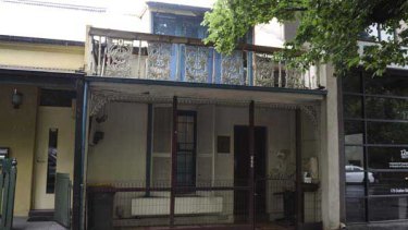 The Grattan Street house rented by Julian Assange until last year.