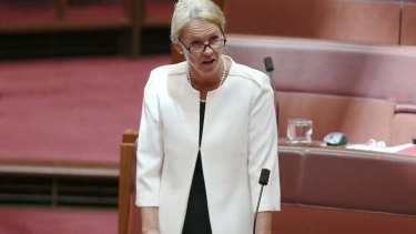 Deputy Leader of The Nationals Senator Fiona Nash at question time on Wednesday.