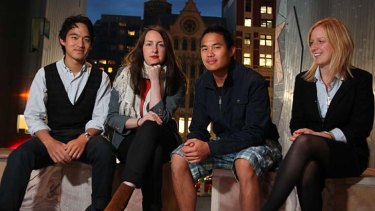 From left: Vincent Vuu, Gemma Leigh-Dodds, Jeremy Lui and Rosie Richardson.