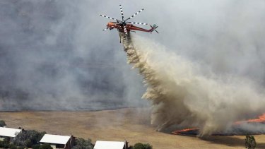 Bushfires are one of the threats to water supplies.