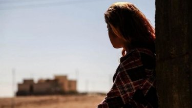 Escaped from Islamic State militants ... 'Narin' was deeply scarred by her ordeal.