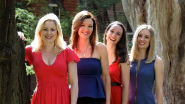 Dream roles: (From left) Helen Dallimore, Bronwyn Mulcahy, Erin James and Christy Sullivan are bringing Blood Brothers back to Sydney.