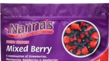 Patties recalled Nanna's one-kilogram bags of frozen mixed berries and frozen raspberries, and Creative Gourmet 300- and 500-gram bags of mixed berries.