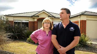 Donna Canning and her husband Dean come to grips with news that they may need to leave their home in Brookland Greens estate.