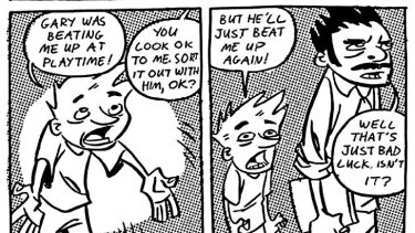 Controversial Access Ministries comic strip, <i>You're Asking for It</i>.