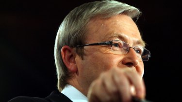 Prime Minister Kevin Rudd at the National Press Club in Canberra yesterday: "What we have seen is the comprehensive failure of extreme capitalism."