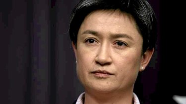 Lofty claims: A document produced by Penny Wong contained an error of $20 billion in estimated Liberal Party budget cuts.