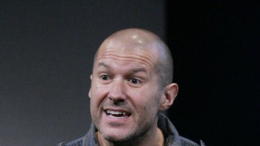 In this October 14, 2008 file photo, Jonathan Ive, Apple senior vice president of Industrial Design, at an Apple meeting in Cupertino, California.