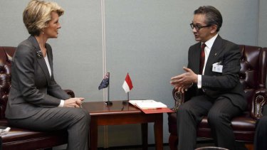 Asylum seeker talks made public ... Australian Minister for Foreign Affairs Julie Bishop met with Minister for Foreign Affairs of Indonesia, Dr Marty Natalegawa, in New York earlier this week.