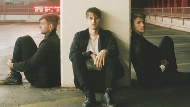Creative friction: Foster the People (from left) Jacob 'Cubbie' Fink, Mark Foster and Mark Pontius.