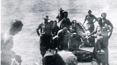 Suicide mission: The Z Special Unit team including Walklate, Eagleton and Dennis, prepare to infiltrate the Japanese-held island of Mushu in 1945.    