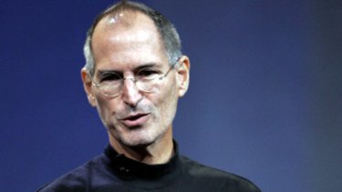Steve Jobs... it all started with a summer job at Hewlett-Packard.  Photo: AP/Paul Sakuma