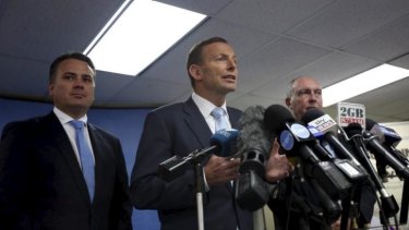 Prime Minster Tony Abbott at Liverpool Council
