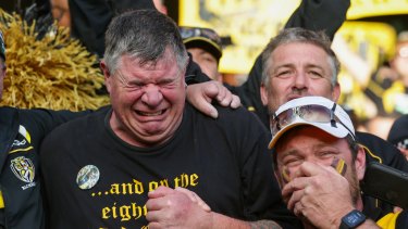 Tears of joy for long-suffering Richmond fans.