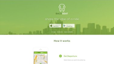 Another ride-sharing service targeting Sydney, called Backseat, had planned to launch on Friday