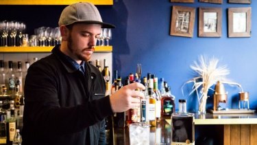 Caffeine boost: Tom Baker, 26, used Pozible to source funds for his coffee liqueur business based in Central Coast NSW.