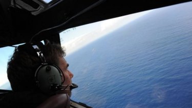 The search for the missing plane off Western Australia.